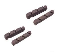 Pastillas de freno de repuesto para bicicleta de carretera hechas para llantas de fibra de carbono compatibles con uso de frenos de 105 V y zapatas de freno R55C4, paquete de 2 pares de almohadillas