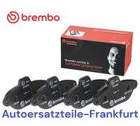 Pastillas de freno delanteras Brembo FIAT CINQUECENTO (170) 91-99 PANDA 169 P...