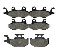Pastillas de freno delanteras o traseras for motocicleta/Compatible con Yamaha YFM 700R YFM700R Raptor YFM 700 2006-2015 YXR450 Rhino YXR 660 2004-2009(Front and Rear)