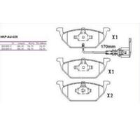 PASTILLAS DE FRENO DELANTERAS SKODA OCTAVIA 1996-, AUDI A3 1996-