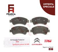 Pastillas de freno delanteras TRW Citroen C3 Aircross II 1.2 1.6 1.5 PureTech