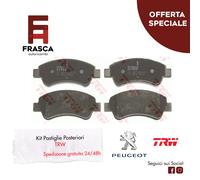 Pastillas de freno delanteras TRW Peugeot 206 2 volúmenes CC 1.6 16V 2.0 S16 1.4