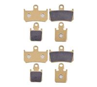 Pastillas De Freno Delanteras Y Traseras Cobre Sinterizado Para Motocicleta Para YZFR1 YZF-R1 YZF R1 1000 2007 2008 2009 2010 2011 2012 2013 2014 YZF1000(Parte delantera)