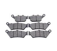 Pastillas de freno delanteras y traseras de aleación for motocicleta, compatibles con Honda NT650V, NTV650, NT650, NT, NTV 650 V, Deauville 650 (1998-2001).(Front and Rear)