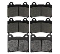 Pastillas de freno delanteras y traseras for motocicleta compatibles con YAMAHA FZR 750 R 1000 Genesis TDM 850 D/DC/E/EC EX UP A/B FZ750 FJ1200(Front and Rear)