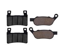 Pastillas de freno delanteras y traseras for motocicletas/Compatible con HA-RLEY FLS FLSTC FLSS FXSB FLSTFBS FLSTF FXST FLSTFB Softail Slim Heritage Deluxe FA296(Front and Rear)