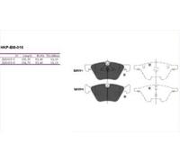 Pastillas de Freno Delantero BMW Seria 3 E90 2005 X1 2009 Z4 2009- Mercancía