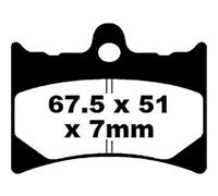 Pastillas de freno EBC FA126HH