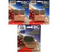 Pastillas de Freno Ebc HH frontal + trasera (3 Sets) 2005 - 2013 Yamaha R6/FA380HH + FA174HH