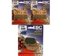 Pastillas de Freno Ebc HH frontal + trasera (3 Sets) 2007 - 2014 Yamaha R1/FA442/4HH + FA174HH