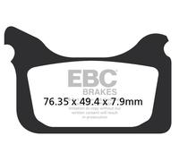 Pastillas de freno EBC Sinterizadas EPFA405HH