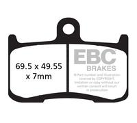 Pastillas de freno EBC Sinterizadas FA347HH