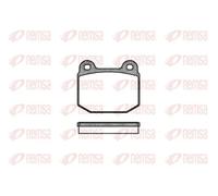 REMSA Juego de pastillas de freno Delantero con accesorios 0014.20 Juego de pastillas de freno Compatible con LOTUS ELISE, NISSAN SKYLINE Coupé R33, OPEL Speedster E01