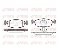 Pastillas de freno Eje delantero 0172.10 REMSA para FIAT PALIO PALIO Weekend