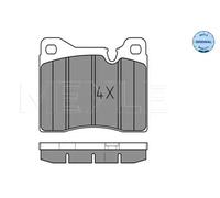 Meyle Pastillas de freno 025 204 3715 Eje delantero para BMW 5 y 6