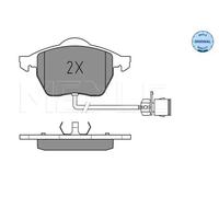 Pastillas de freno Eje delantero 025 206 7619/W MEYLE para AUDI 100 C4 Sedán
