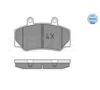 MEYLE Juego de 4 pastillas de freno para VOLVO: 940, 740, 760, 960, 780 (Ref: 025 212 3316)