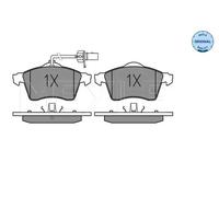 Pastillas de freno Eje delantero 025 218 8519/W MEYLE para VW