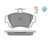 Pastillas de freno Eje delantero 025 219 8317 MEYLE para MITSUBISHI VOLVO SMART