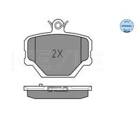 Pastillas de freno Eje delantero 025 219 9915 MEYLE para SMART FORTWO Coupé