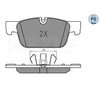 Pastillas de freno Eje delantero 025 220 9817/PD MEYLE para VOLVO S90 II XC60 II