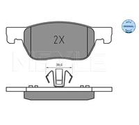 MEYLE Juego de 4 pastillas de freno para OPEL: Astra & VAUXHALL: Astra (Ref: 025 223 4220)
