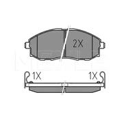 Pastillas de freno Eje delantero 025 235 3617/W MEYLE para HYUNDAI