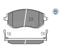 Pastillas de freno Eje delantero 025 238 6517/PD MEYLE para SUBARU TOYOTA