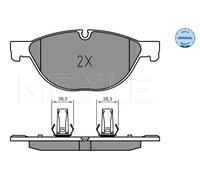 Pastillas de freno Eje delantero 025 238 9518 MEYLE para JAGUAR XJ XK II Coupé