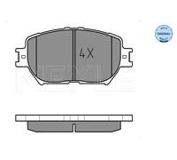 Pastillas de freno Eje delantero 025 239 2817 MEYLE para TOYOTA CAMRY Sedán