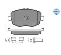 Pastillas de freno Eje delantero 025 240 7316 MEYLE para LANCIA YPSILON