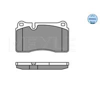 MEYLE Juego de 4 pastillas de freno para AUDI: TT, RS3 & SEAT: Leon & VOLKSWAGEN: Touareg & CUPRA: Formentor, Ateca (Ref: 025 240 9817)
