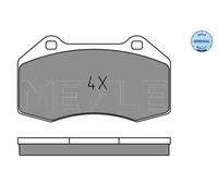 Pastillas de freno Eje delantero 025 241 6215 MEYLE para RENAULT MEGANE II