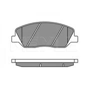 MEYLE Juego de 4 pastillas de freno para HYUNDAI: Santa Fe & SSANGYONG: Actyon Sports, Actyon, Rexton, Korando, Musso (Ref: 025 243 5117/W)