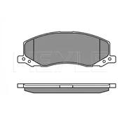 MEYLE Juego de 4 pastillas de freno para OPEL: Insignia & VAUXHALL: Insignia & SAAB: 9-5 (Ref: 025 244 1817/W)