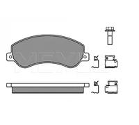 MEYLE Juego de 4 pastillas de freno para FORD: Transit/Tourneo (Ref: 025 244 8419/W)