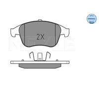 MEYLE Juego de 4 pastillas de freno para RENAULT: Laguna, Latitude (Ref: 025 247 0917)