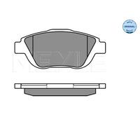 MEYLE Juego de 4 pastillas de freno para PEUGEOT: 208, 2008 & CITROËN: C3, DS3, C3 Aircross, C4, C4 Cactus, C3 Picasso (Ref: 025 248 8318)
