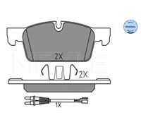 Pastillas de freno Eje delantero 025 252 2217 MEYLE para PEUGEOT 508 I 508 SW I