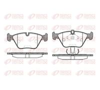 Pastillas de freno Eje delantero 0270.25 REMSA para BMW 5 5 Touring