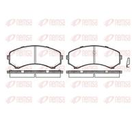 Pastillas de freno Eje delantero 0396.00 REMSA para MAZDA MITSUBISHI