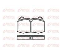 Pastillas de freno Eje delantero 0441.00 REMSA para BMW FERRARI MASERATI