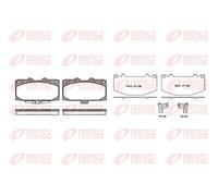 Pastillas de freno Eje delantero 0599.12 REMSA para SUBARU IMPREZA Sedán