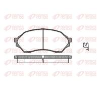 Pastillas de freno Eje delantero 0699.00 REMSA para MAZDA 323 S VI Sedán