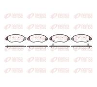 Pastillas de freno Eje delantero 0772.02 REMSA para FORD TRANSIT Autobús