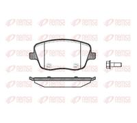 Pastillas de freno Eje delantero 0775.00 REMSA para SEAT SKODA VW