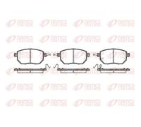 Pastillas de freno Eje delantero 0985.02 REMSA para INFINITI NISSAN