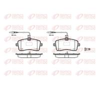 Pastillas de freno Eje delantero 1102.04 REMSA para PEUGEOT 407 407 SW