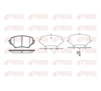 Pastillas de freno Eje delantero 1189.01 REMSA para MAZDA MX-5 III