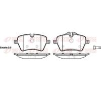Pastillas de freno Eje delantero 1277.00 REMSA para MINI MINI MINI Roadster
